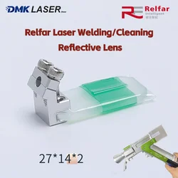 Relfar Laser Welding Gun Reflective Lens With Holder 27*14*2 Galvanometer Motor Mirror FWH20-S10A S10B C11A C20A Clean Reflector