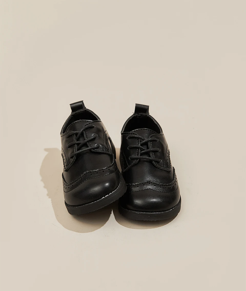 Kinder-Schuhe für Babys, Kleinkinder, Jungen und Mädchen, klassische, bequeme, formelle Schuhe für Partys, Hochzeiten und die Schule, Flats, Größe 21-30 – Detail 2