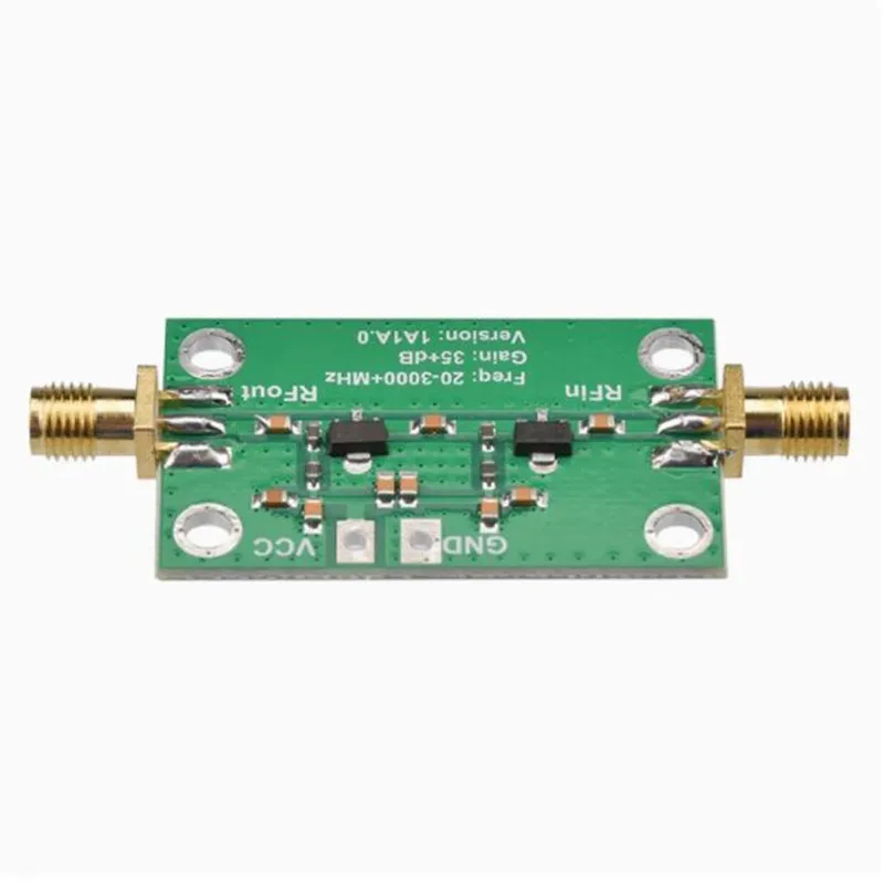 Gain RF Broadband Amplifier Module for FM HF VHF/UHF 50Ω ubs High Frequency Amplifier Board Gain Module 20-3000MHz 35dB