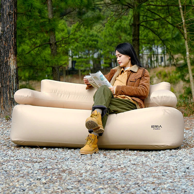 Poltrona inflável nórdica minimalista pouf, sala sofás, sofá ao ar livre, sofá relaxante, mobília do quintal