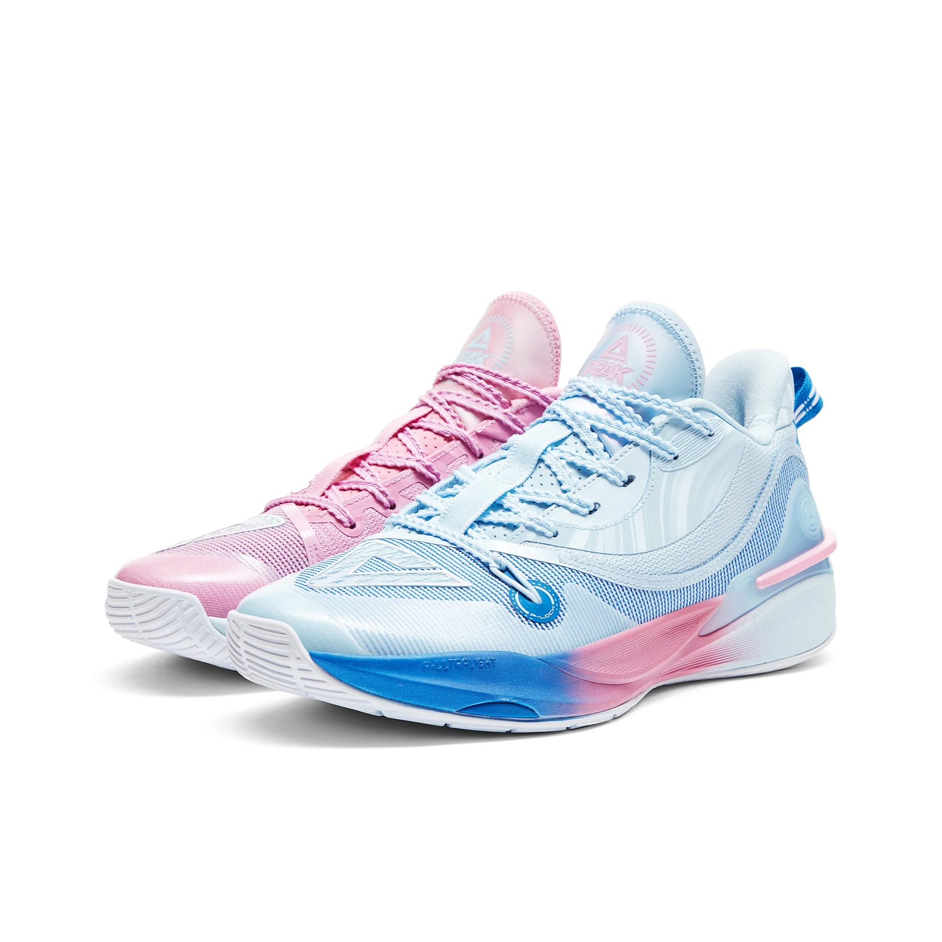 PEAK Taichi BeiDou Slip Resistant, Abrasion Resistant, Rebound Low top Basketball Shoes Men's Heartbeat Pink DA410017