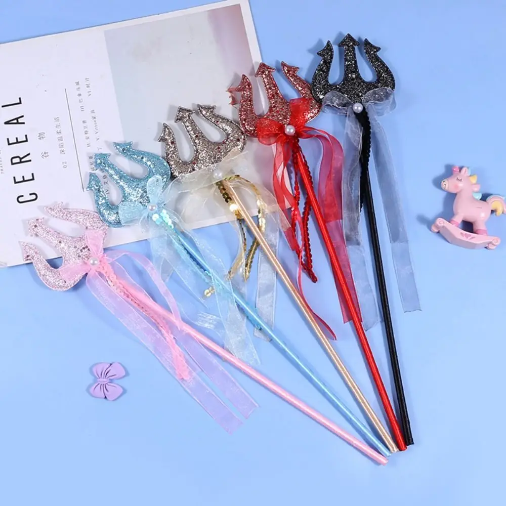 

Dreamlike Pretty Devil Fairy Wands Role-playing Girls Wand Princess Wand Colorful Cute Kids Stick Wand Cosplay Props