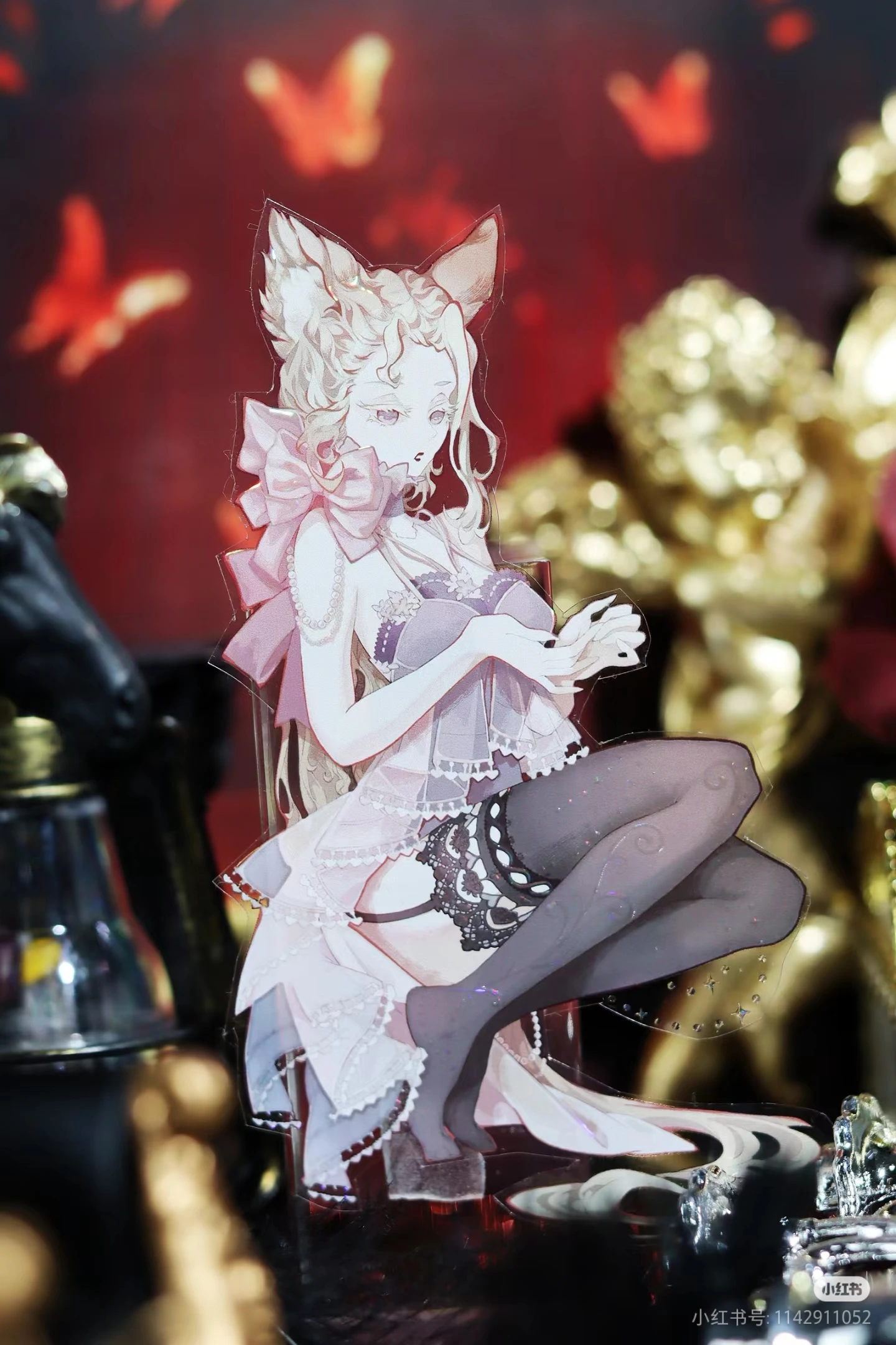 

Симпатичная фея-FOX девушка Блестящая ПЭТ-лента Washi