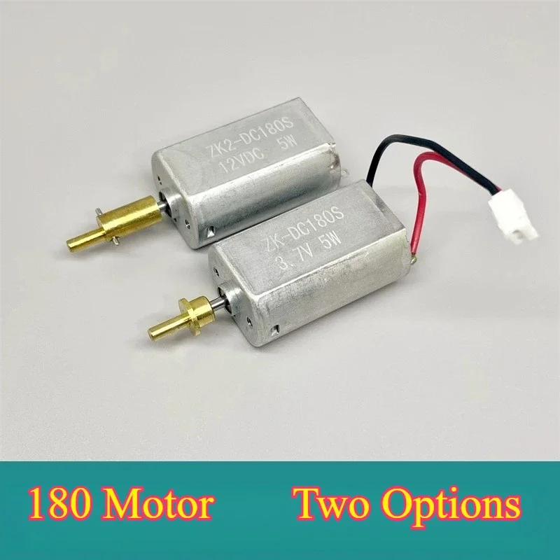 ZK-DC180S Micro 180 Motor DC 3.7V/12V 8150RPM/7000RPM 31.9mm*20.5mm Eccentric Wheel Low Noise 5W Electric Clipper Generator