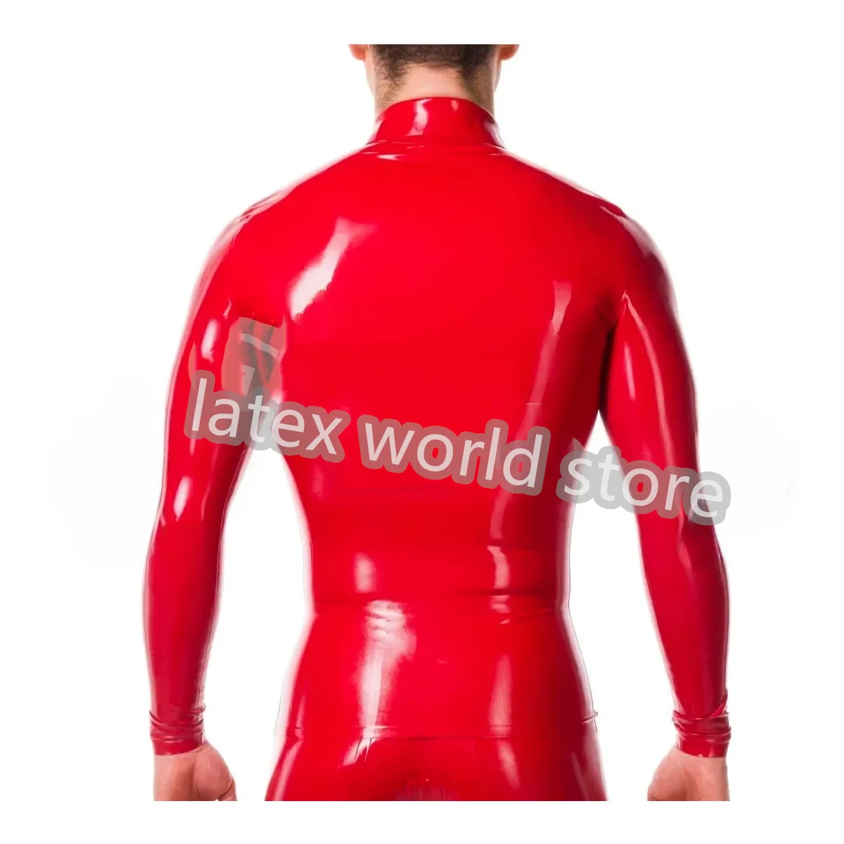 Handgefertigte Herrenoberteile aus Naturlatex, Gummi-Tops für Männer, Cosplay-Kostüme nach Maß