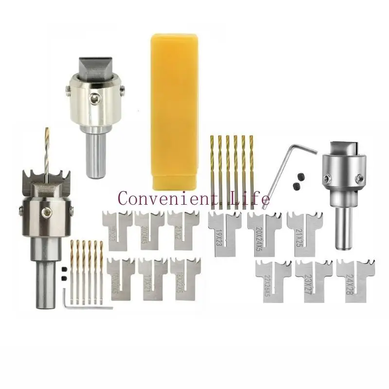 L1EE Woodworking Milling Cutter Beading Router Bit Set Accessories For Rings & Peace Buckle Carving, Craftsmanship Steel Tool