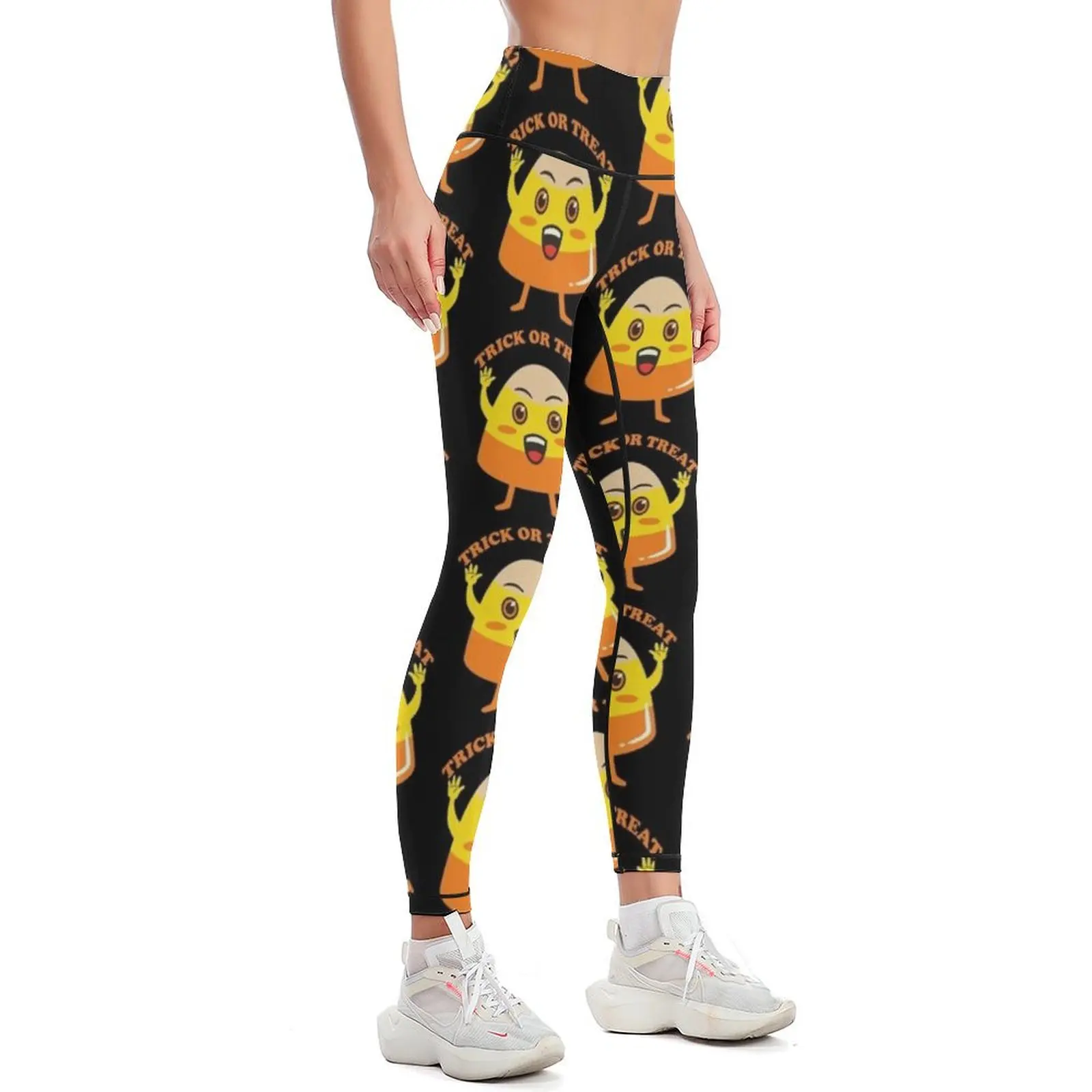 Trick or treat.- Halloween Leggings workout shorts gym womans Womens Leggings