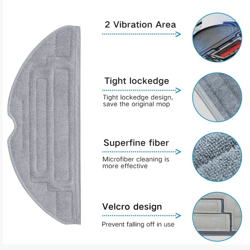 22PCS For Roborock S8 Pro Ultra Robot Vacuum Cleaner Dual Main Brush Side Brush Filter Mop Dust Bag Accessories Kit