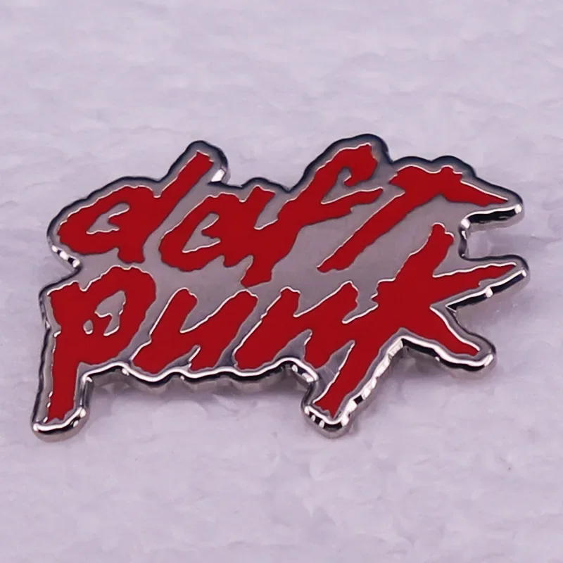 Daft Punk Electronic Music Group Logo  Hard Enamel Pin  Brooch Badge