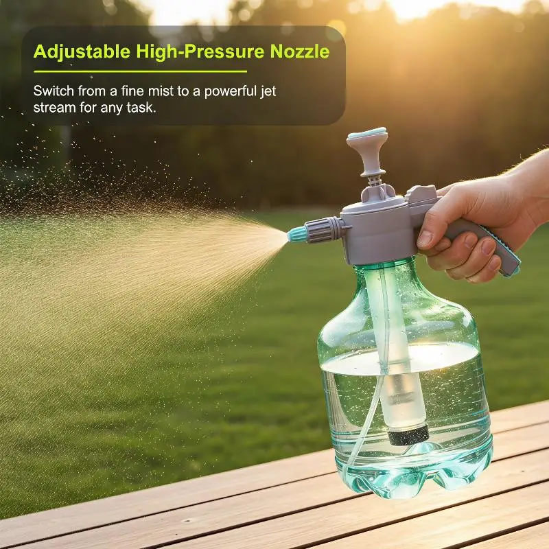 Hand Pump Sprayer Adjustable Mist & Jet Mode 1L Food Safe for Kitchen Oil Spraying BBQ Cooking Baking Use