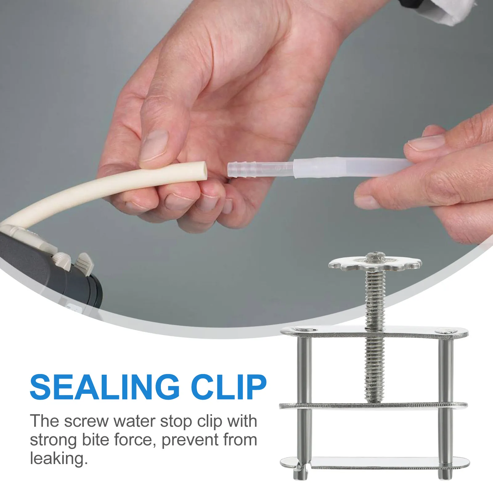 20Pcs Lab Hose Clamps Spring Adjustable Screw Hose Pinch Clamps Flow Control Tubing Clamp Compressor Clamp