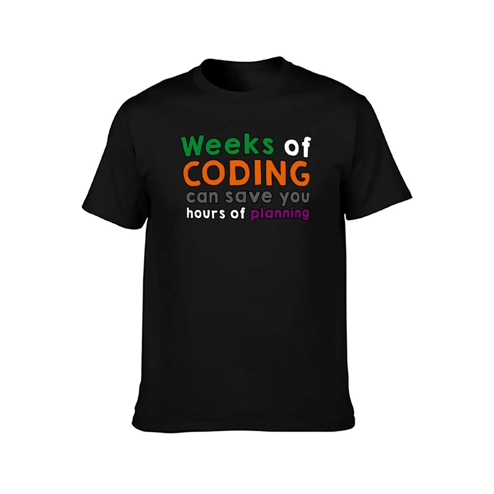 Weeks of coding T-Shirt Trendy Pattern for Men T-Shirt