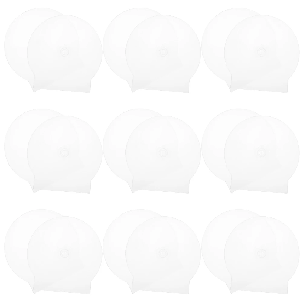 

50 Pcs CD Cases Storage Boxes Transparent Holders Organizer Protection Plastic DVD Case Clear Boxes Single CD Case
