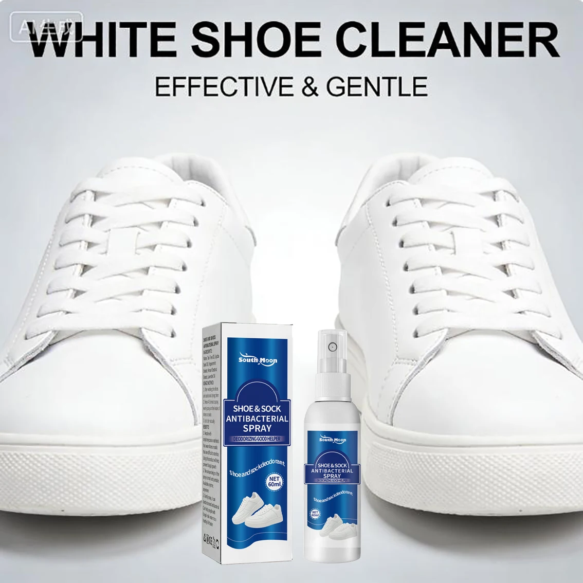 Spray desodorante para zapatos y calcetines, bacteriostático, elimina olores, seca y perfuma, para calzado deportivo.