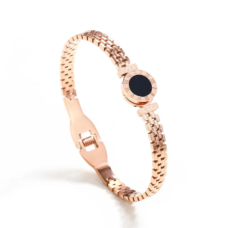 Roman Bracelets Stainless Steel Bracelet Women Vking Fashion Jewellery