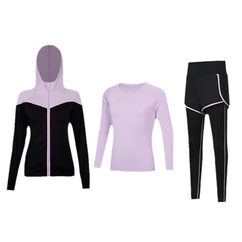 2025 Nuovo set sportivo per il tempo libero per bambini Abiti attillati Allenamento Abbigliamento fitness Basket Abiti ad asciugatura rapida per ragazze