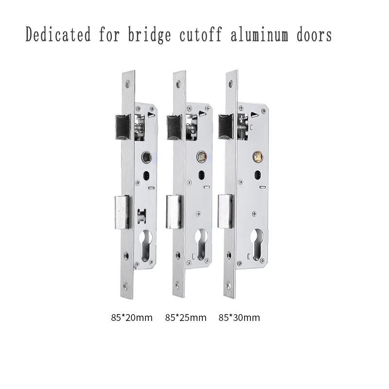 85 Type Broken Bridge Aluminum Alloy Single Point Door Lock Body Household Door Courtyard Broken Bridge Lock Body Accessories