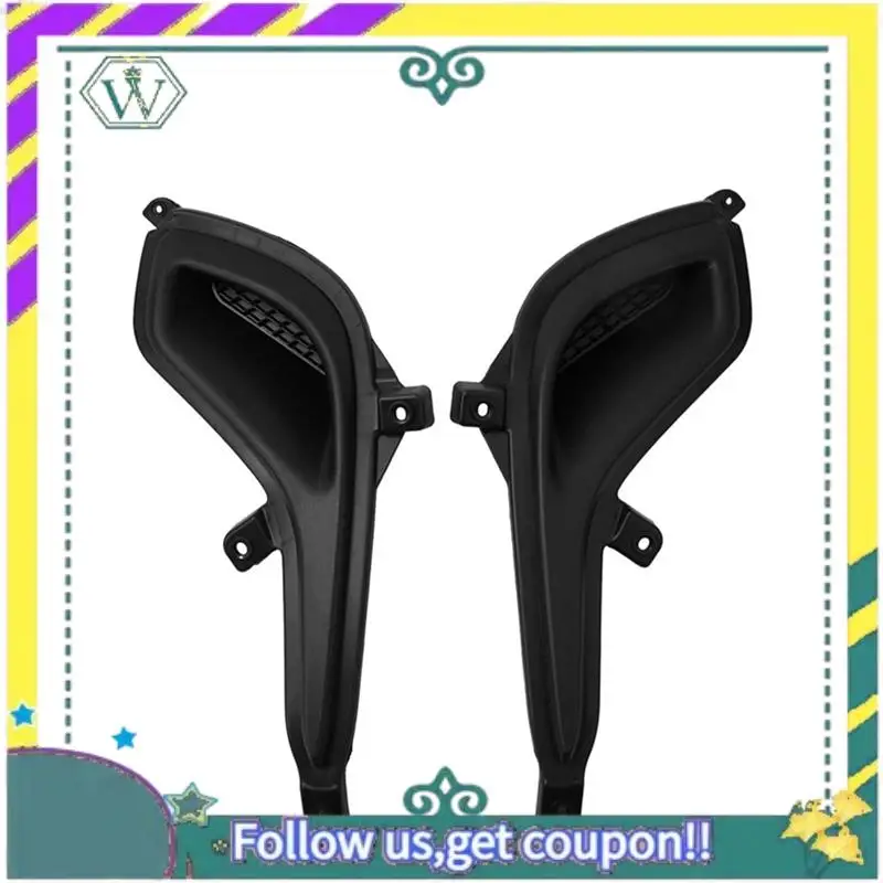 

A82U-Car Front Bumper Fog Lamp Frame Fog Light Trim Frame 865641R000 865631R000 For Hyundai Accent 2012-2017