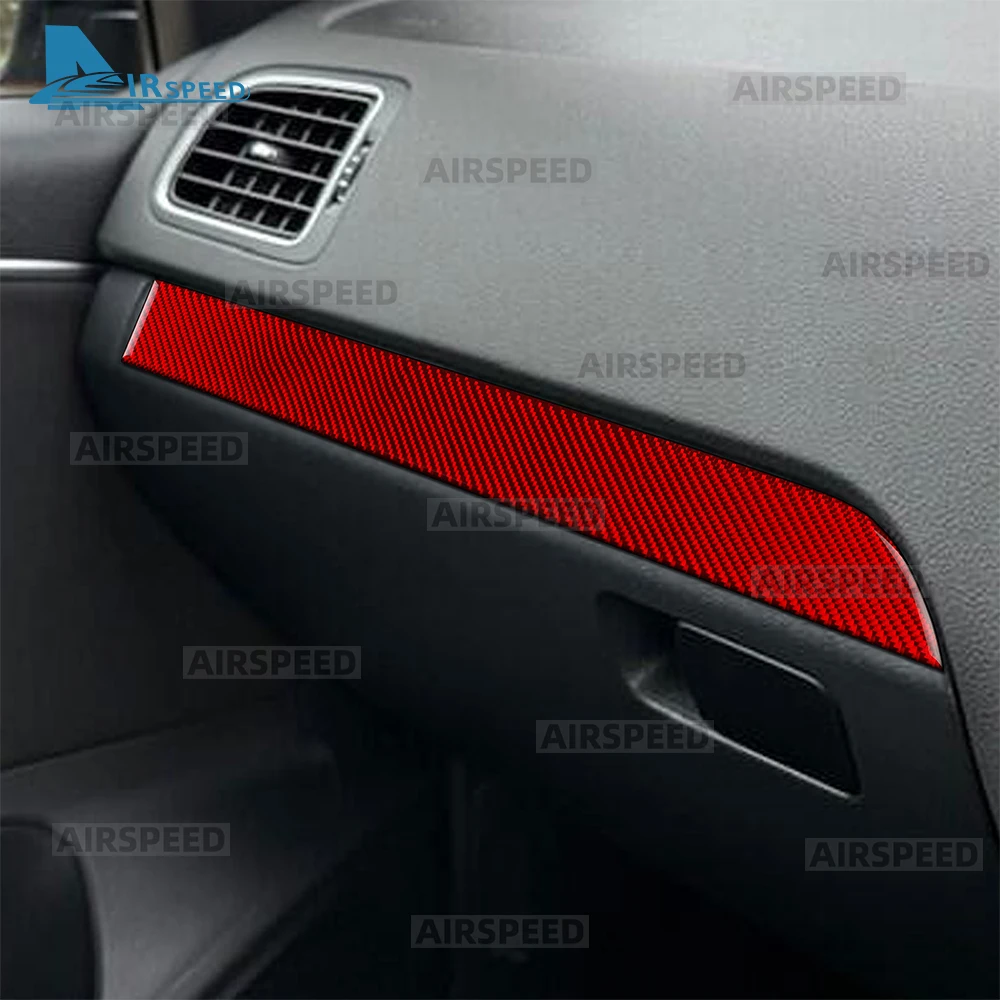 Soft Carbon Fiber Sticker For Volkswagen VW Polo MK5 6R 6C 2010 2011 2012 2013 2014 2015 2016 2017 Car Co-Pilot Passenger Strip view 2