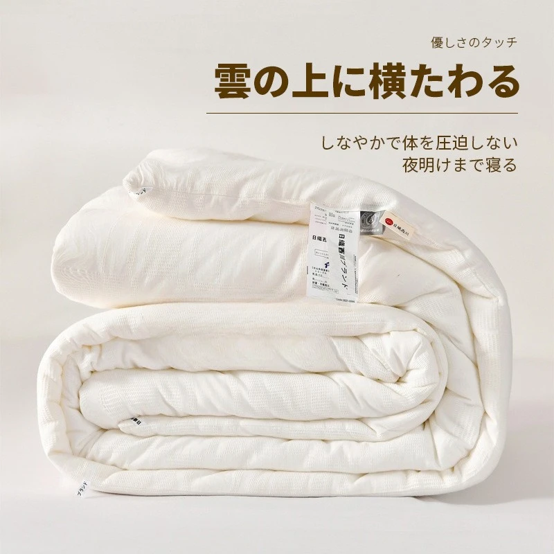 

Customizable raw cotton undyed jacquard thickened winter quilt Class A