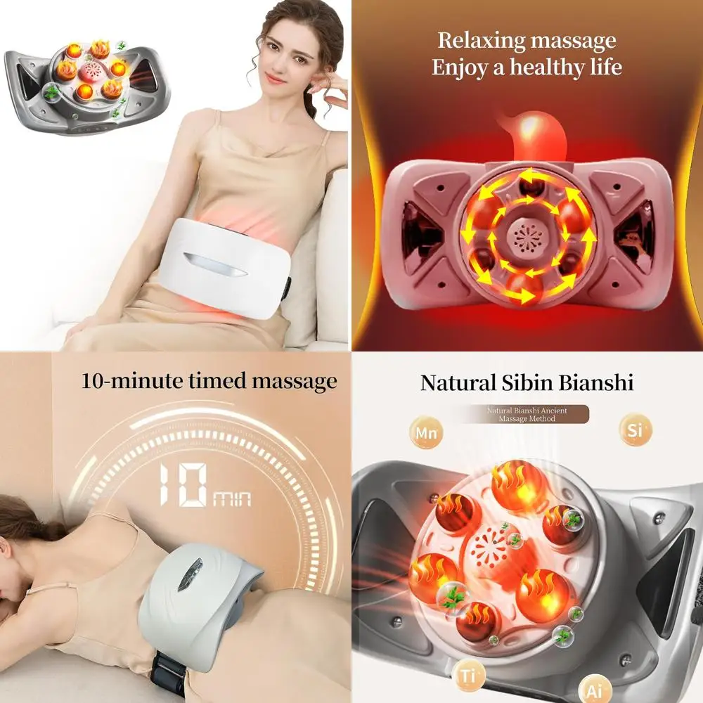 

Advanced Warming Massage Belt with Multi-Function Kneading and Red Light Therapy for Waist and Abdominal Area