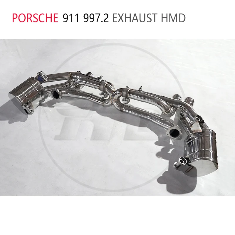 

HMD Stainless Steel Catback Exhaust System for Porsche 997.2 Auto Modification Electronic Valve Muffler