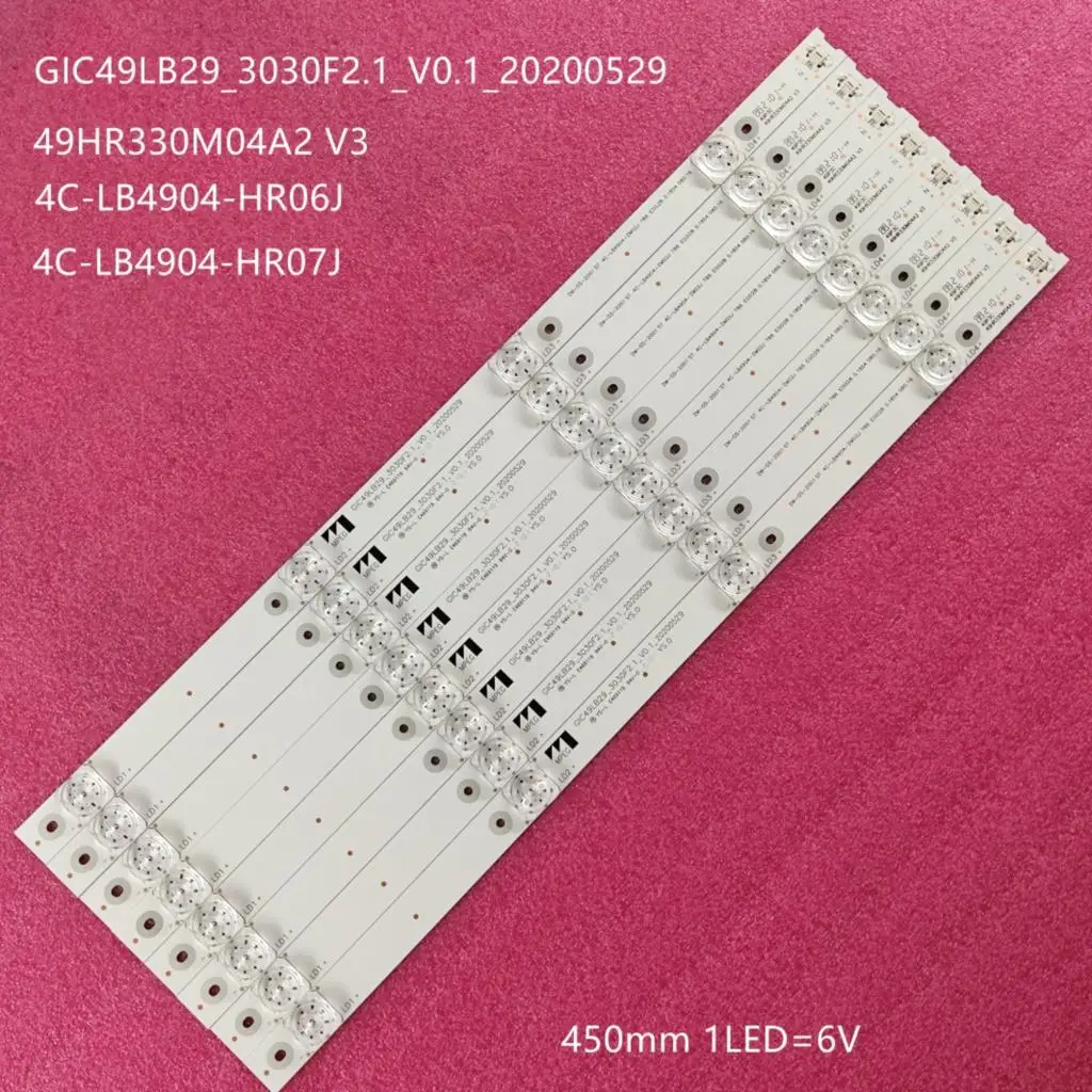 LED Backlight strip for TCL 49P3 L49P3CFS D49A620U B49A81S-UD L49P1-UD L49P2-UD 4C-LB4904-HR07J 49HR330M04A2 V3 HR-17624-05008