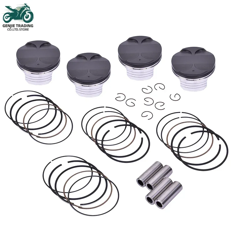 

4set 75mm 75.25mm 75.5mm 75.75mm 76mm STD~+100 For HONDA CBR1000RR A AC 06-07 CBR1000 CBR 1000 RR Motorcycle Engine Piston Rings