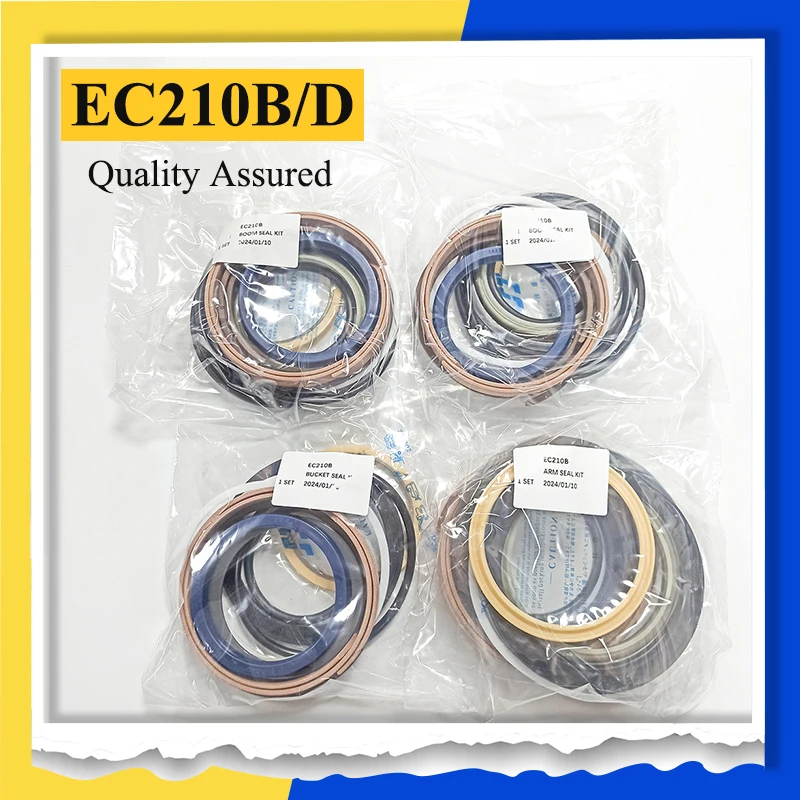 EC210B EC210D EC210D Boom/Arm/Bucket Cylinder Seal Kit For Excavator Repair Seal Kit