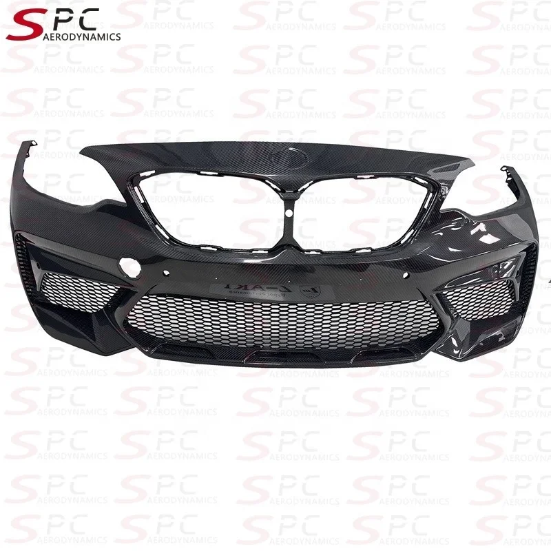 SPC M2 Dry Carbon Fiber Tuning Body Kit For BMW F87 M2 Competition Weight Losing Body Panel Dry Carbon Fiber Body Kit Car Part