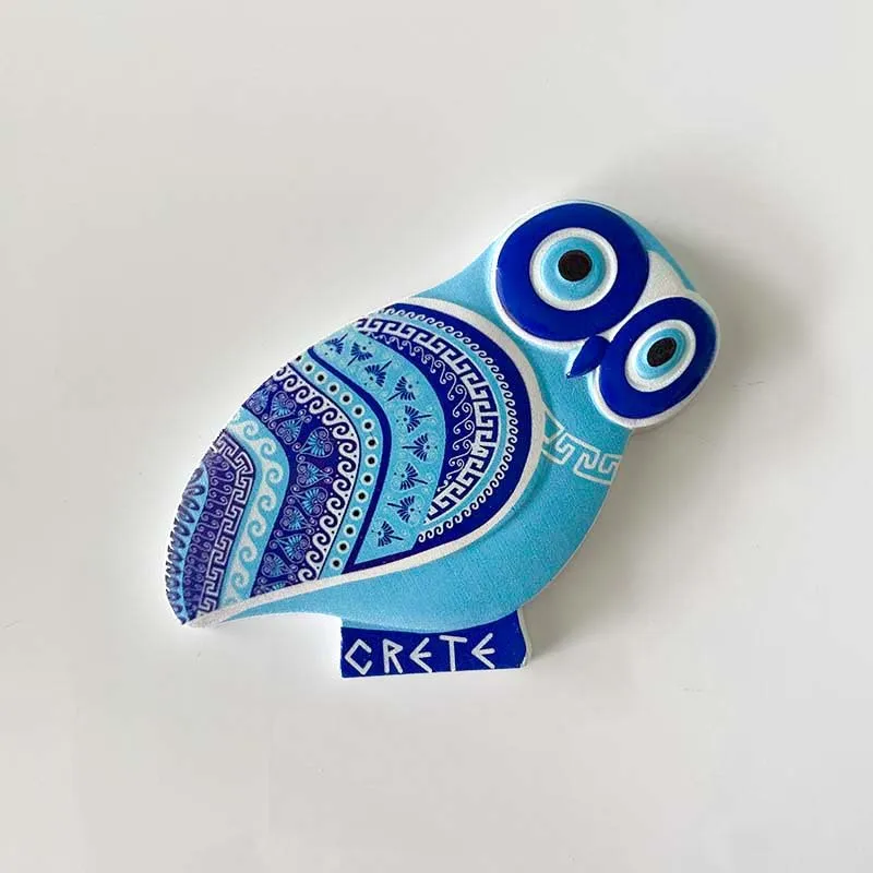 

Crete Island Greece Travel Souvenir Creative Dodo Bird Home Decor 3D Painted Refridgerator Magnets