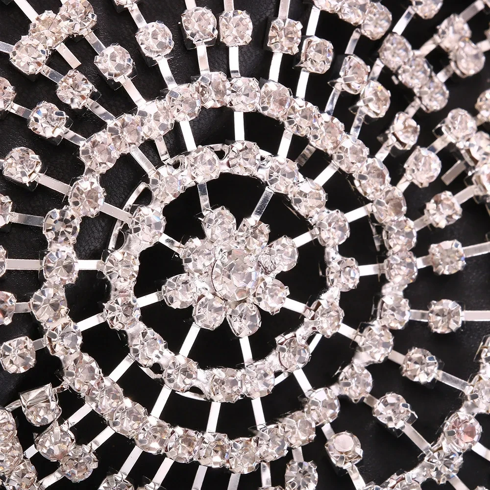 Stonefans Long Tassel Rhinestone Hair Chain Headbands for Women Bridal Crystal Headpiece Wedding Accessories Indian Jewelry Gift