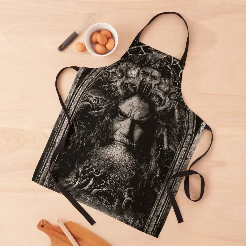 

Slayer - Angel of Death - Tom Araya Apron Kitchen For Men For Kitchen Women men Novelties Kitchen And Home Apron