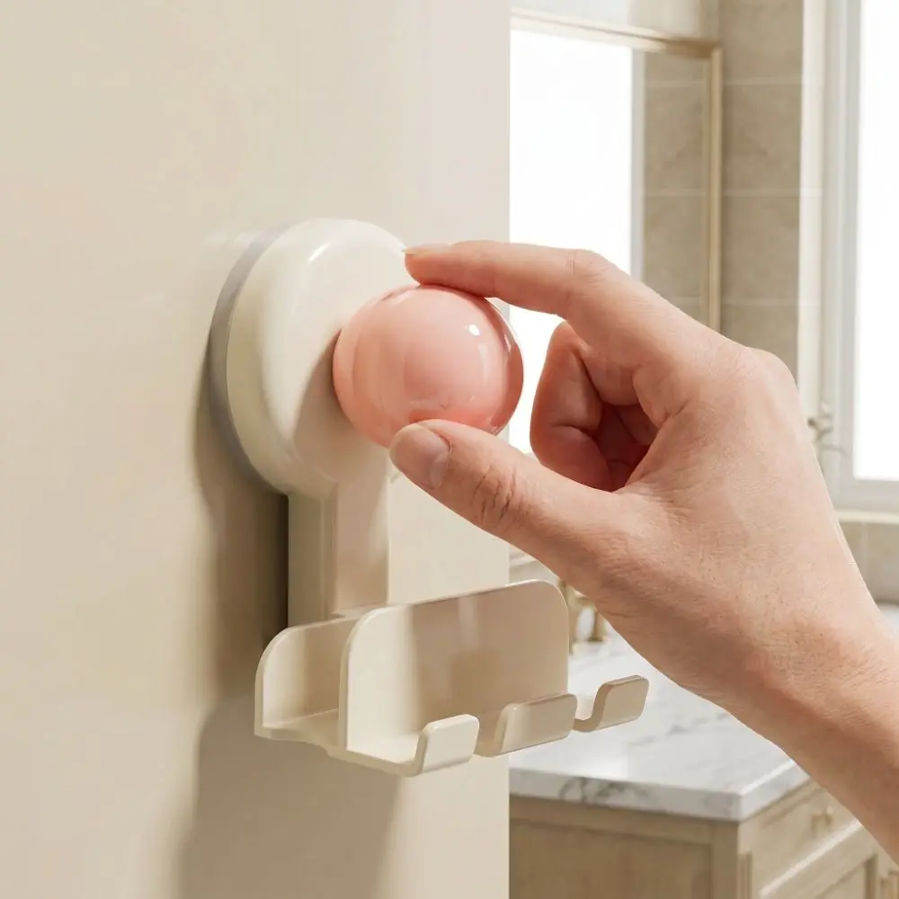 

No Drill Suction Cup Plug Hook Multi-Purpose Wall Hanging Wall Mount Socket Holder Wall Mount Suction Cup Mount