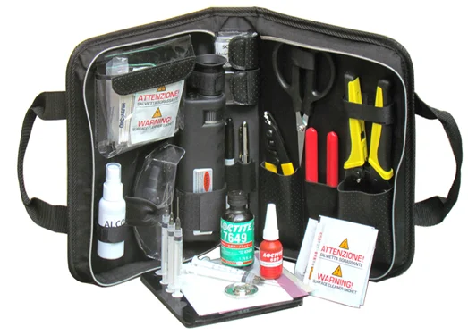 TTK-2109 Fiber Optic Hand Tool Kit allows for clean and simple terminations