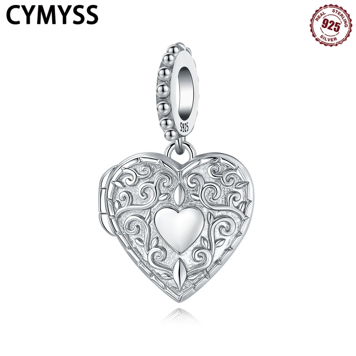 

CYMYSS 2025 NEW S925 Sterling Silver Zircon Vintage Classic Love Pendant Fine Jewellery Birthday Gift Women's Pendant