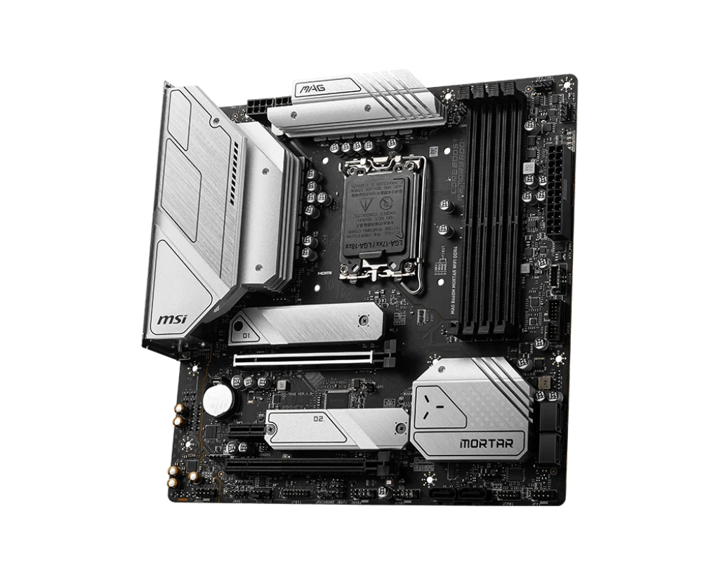 Imagem -04 - Msi-placa-mãe Mag B660m Mortar Wi-fi Ddr4 Lga 1700 14700k 13900f 13700f 13400 12400f 12100 Cpu 128gb Micro-atx