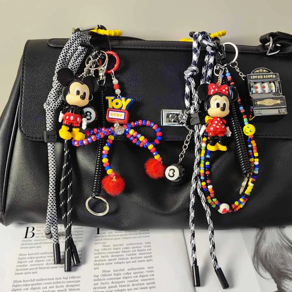 24 New Multiple Style Extremely Complicated Bag Pendants Cute Cartoon Fashionable Lovers Bag Pendant Ornaments Keychain