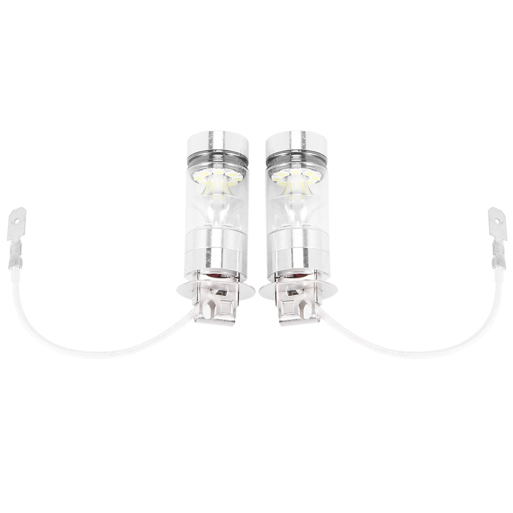 A20K-2Pcs Lâmpada de Neblina LED Branca H3 100W 2323 para Carro DRL