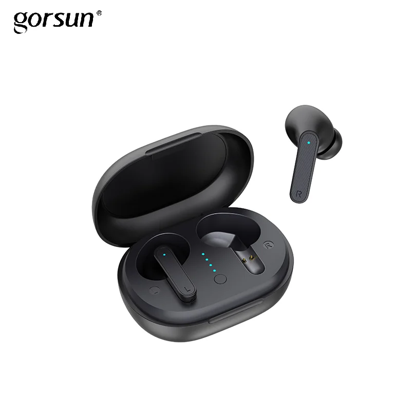 

Gorsun V19 True Wireless Earbuds TWS 20H Standby Stereo Touch Earphone Bluetooth 5.0 EDR Noise Cancelling HD Mic 10MM For Phone