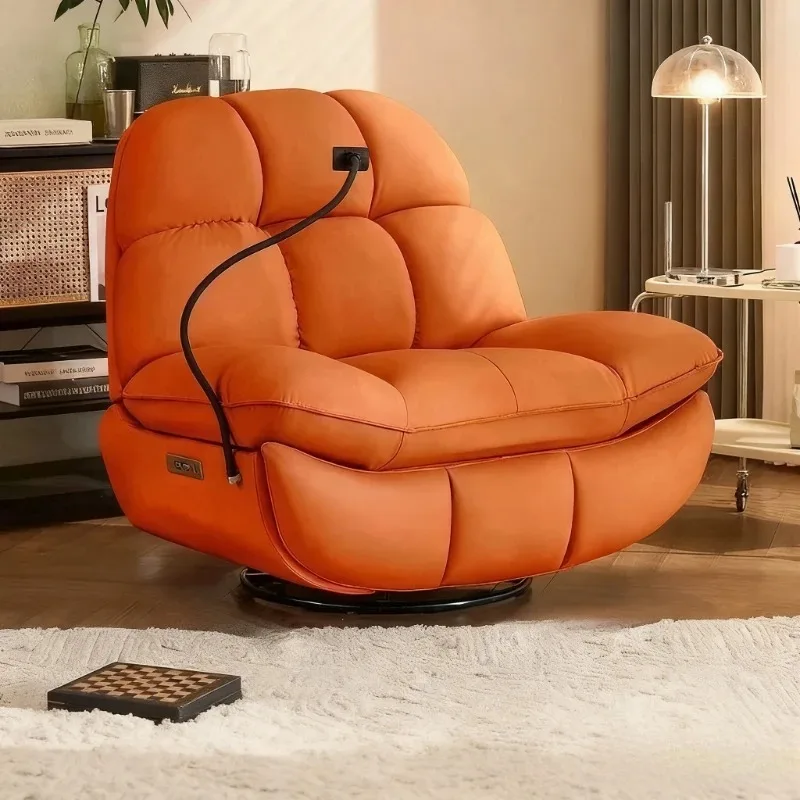 

Умное электрическое кресло-реклайнер 2026 года с функцией сна для современной гостиной, кожаное секционное кресло для отдыха