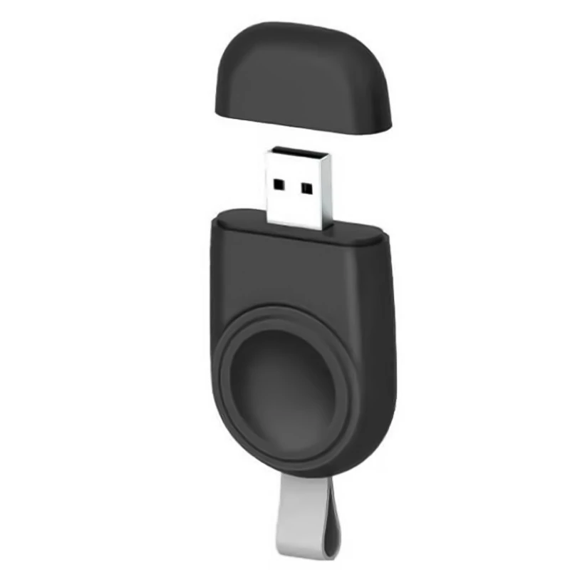 قاعدة شحن لاسلكية محمولة للساعة، محول شاحن سفر مغناطيسي بقدرة 2 واط لسلسلة الساعات الكاملة