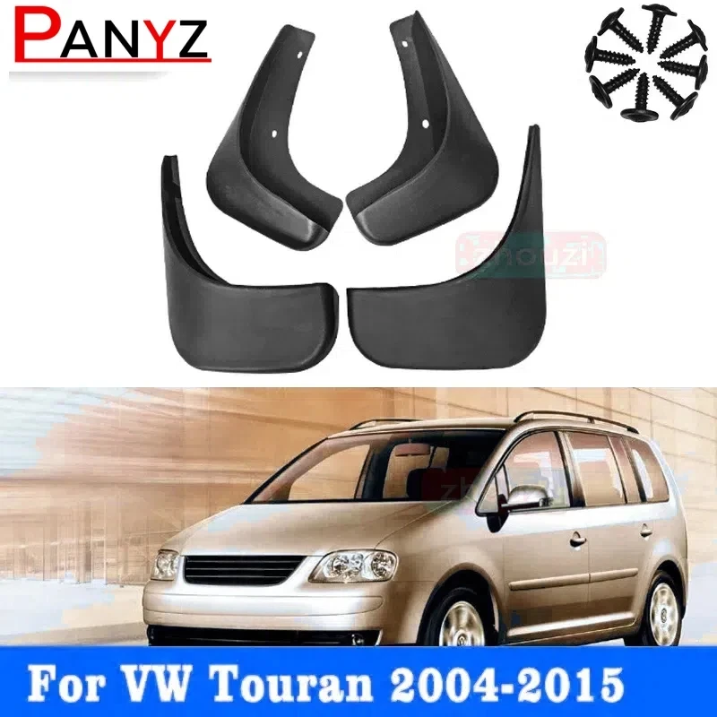 

4 PCS Car Mud Flaps for Volkswagen VW Touran L CROSS 2004~2016 2018-2021 Splash Guards Fender Mudflaps Auto Accessories