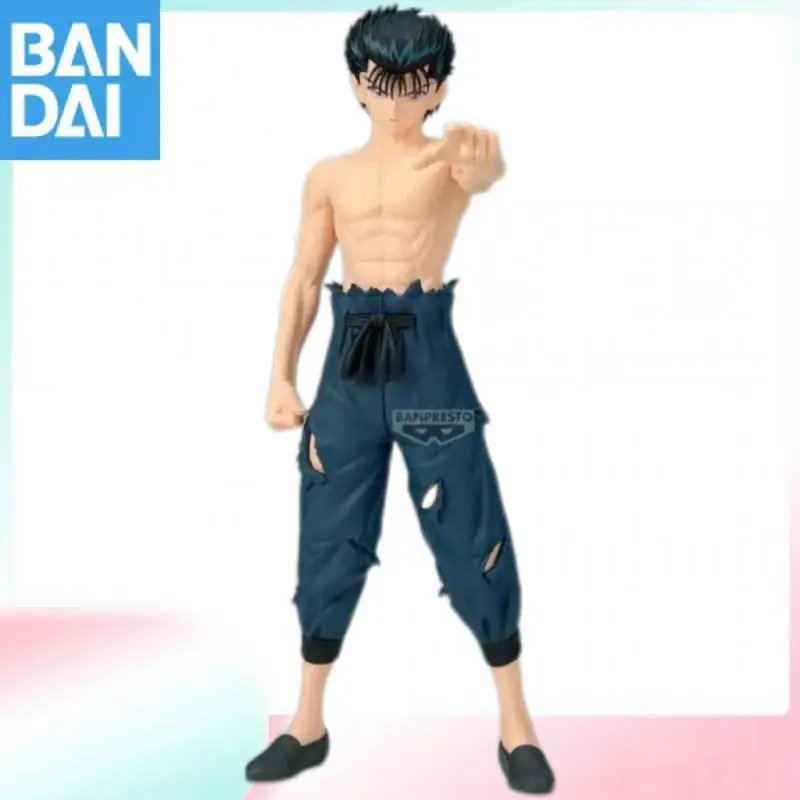 

В наличии оригинальный Bandai Namco Banpresto Yuyu Hakusho Maximatic Yusuke Urameshi ПВХ 21 см модель коллекционная фигурка игрушки