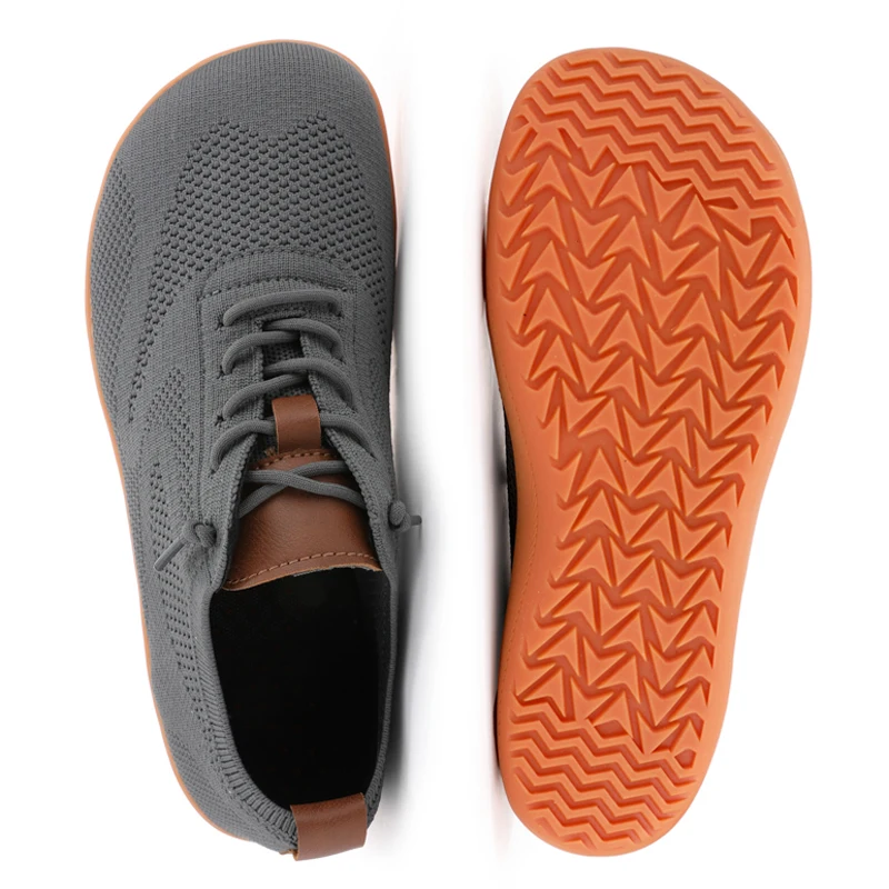 New Men\'s Wide Barefoot Canvas Sneaker 2024 Fashion Flats Soft Zero Drop Sole Wider Toe Light Weight Fashion Sneakes Large Size