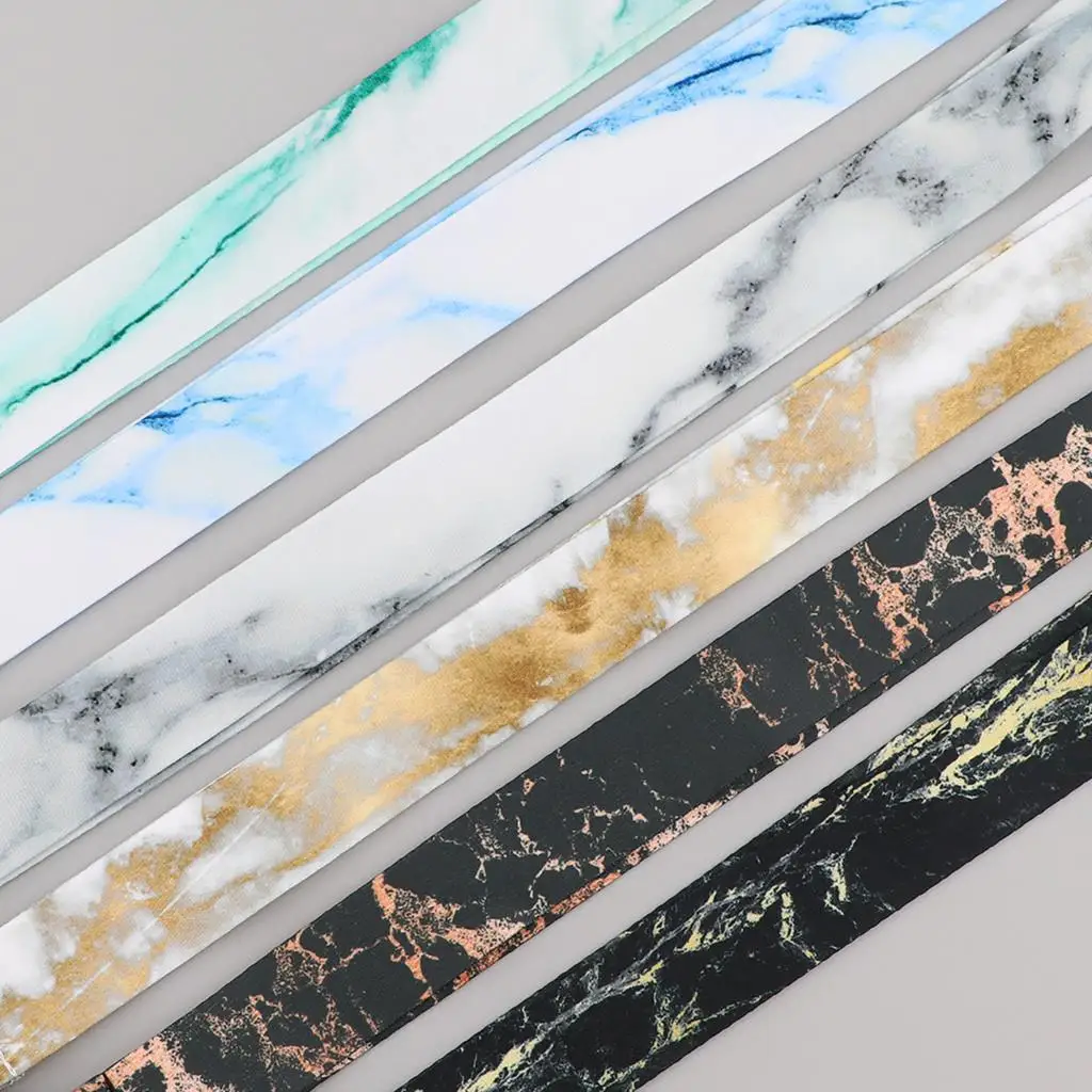 Marble Printing Lanyard Badge Holder ID Card Lanyards Phone Rope Key Lanyard Neck Straps Keychain Key Ring Decoration