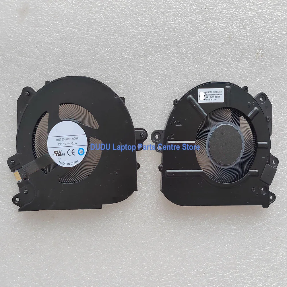 New Laptop Cooling Fan For Lenovo ThinkPad L13 Gen 6 2-in-1 5F11R68986 5F11R68987 BN7505H5H-000P DC5V 0.5A