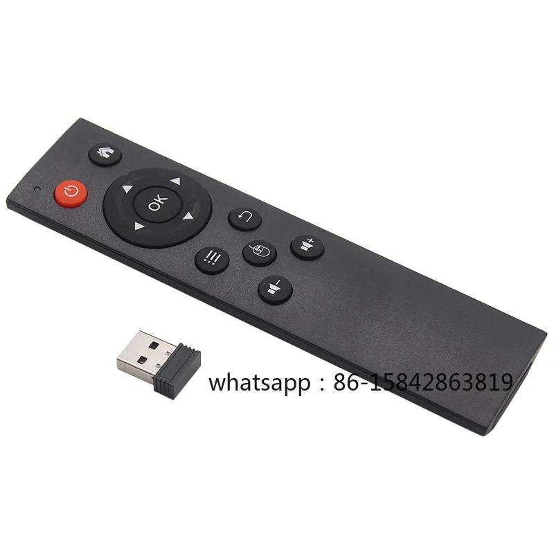 Universal 2.4G Wireless Air Mouse Remote Control for Android TV Box PC Remote Control Controller with USB Receiver No Gyroscope