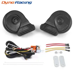 360° Waterproof  Motorcycle Grid Horn 12V 410Hz-510Hz Super Loud Snail Horn Windproof＆Dustproof With Relay Kit for Scooter