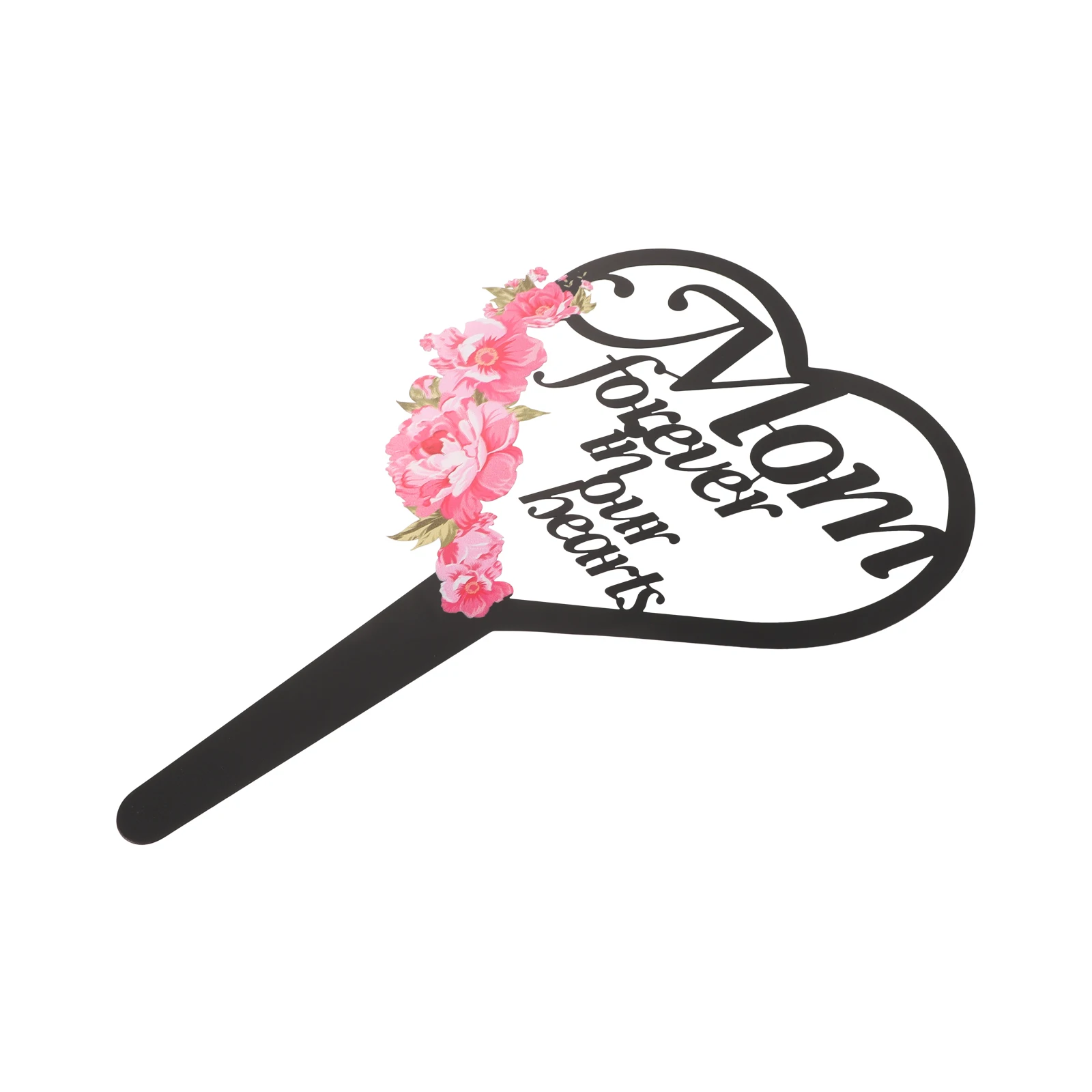 

Heart Shaped Memorial Plaque Garden Stakes Iron Grave Marker Durable Metal Mom Stake Cemetery Decorations Headstone